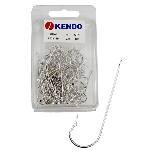 Kendo 8033 Tin 2/0 100 Adet Olta İğnesi