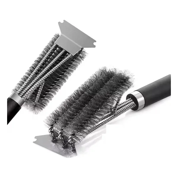 KOHLEN Mangal Izgara Barbekü Temizleme Fırçası Kazıyıcı - 41 cm, Dayanıklı Sap, 360° Temizlik