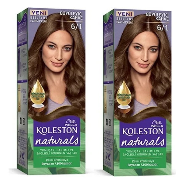 Koleston Naturals Saç Boyası Büyüleyici Kahve 6/1 2x Paket