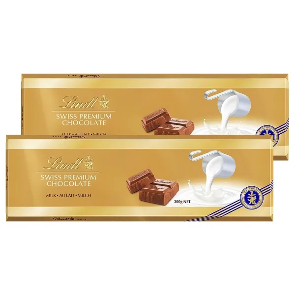 Lindt Milk Gold 300 G X 2