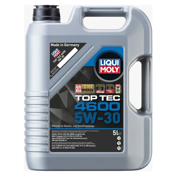Liqui Moly Top Tec 4600 Dexos2 5W-30 5 lt Motor Yağı - 2024