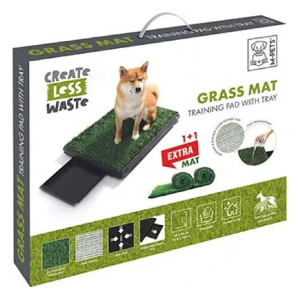 M-Pets Grass Mat Çimli Çekmeceli Köpek Tuvaleti
