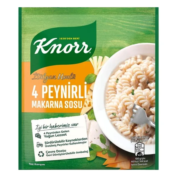 Makarna Sosu Italyan Usulü 4 Peynirli 50 G
