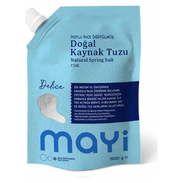 Mayi Tuz İyotlu İnce Kaynak Tuzu 2 kg