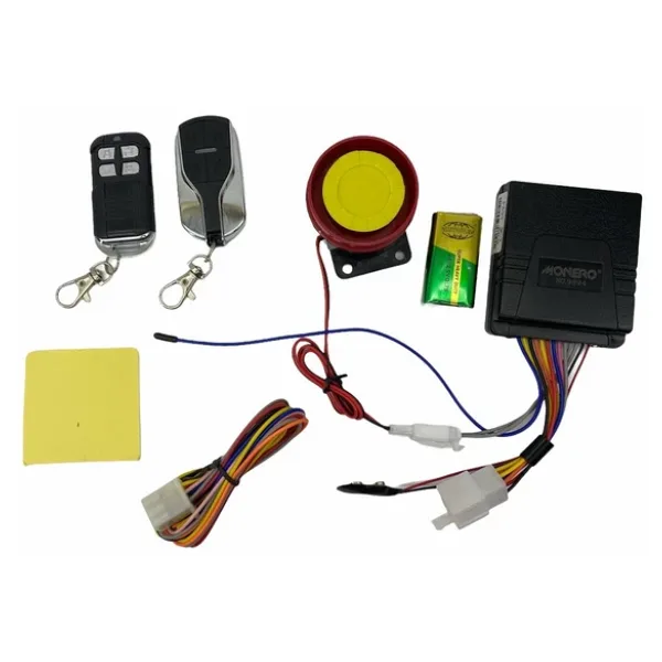 Motosiklet Alarm ve Çalıştırma Seti Pil Destekli