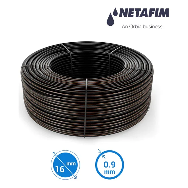 Netafim ArıesTM 16009 ( 40 cm 2lt/h 400 Metre ) Çok Yıllık Yuvarlak Damla Sulama Borusu
