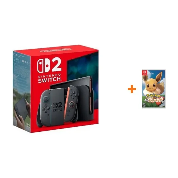 Nintendo Switch 2 Oyun Konsolu + Nintendo Switch Pokemon Lets Go Eevee! Oyun