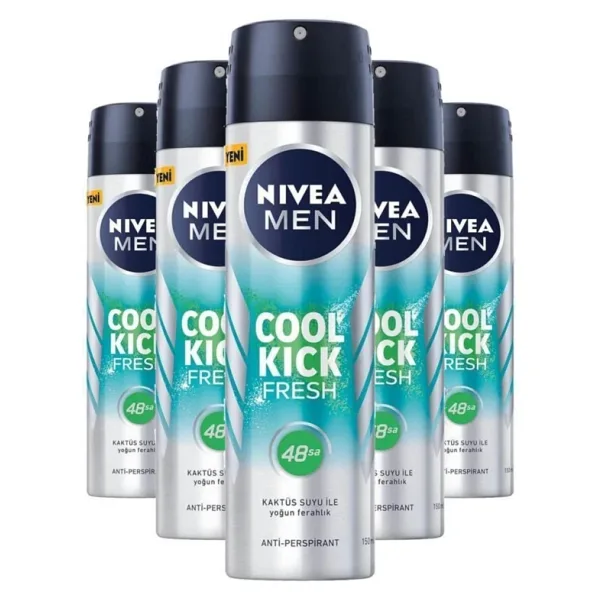 Nivea Men Cool Kick Fresh 150 ml 5 Adet Erkek Deodorant