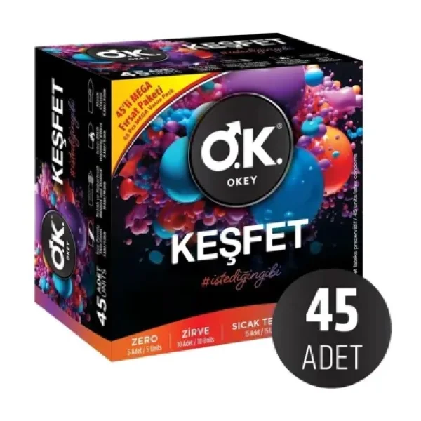 Okey Keşfet 45'li Prezervatif