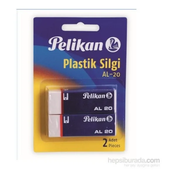 Pelikan Al-20 Plastik Silgi 2'Li Blıster