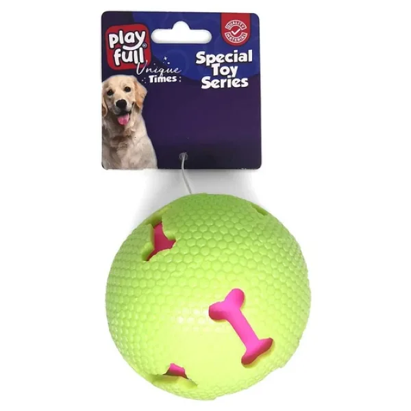 Playfull Zilli Plastik Top Köpek Oyuncağı 7,5 Cm