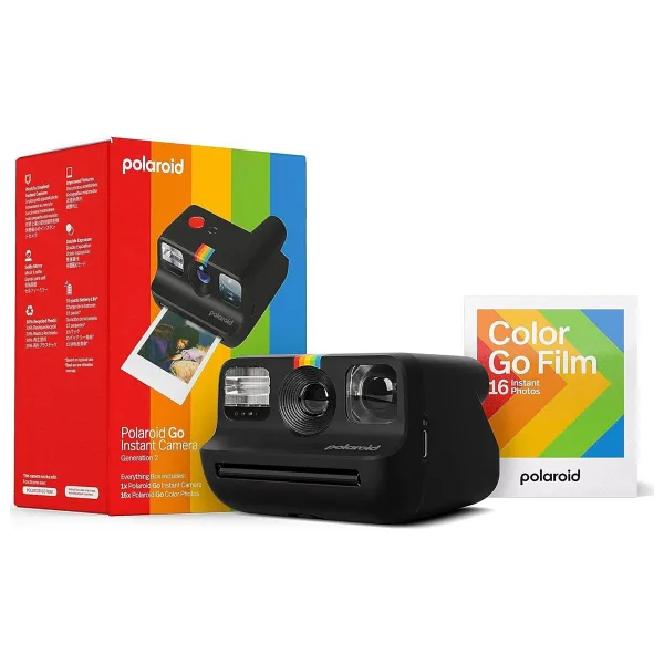 Polaroid Go Gen 2 Everything Box Instant Siyah Dijital Fotoğraf Makinesi