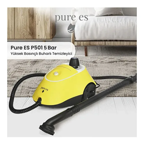 Pure Es P501 Sarı Buharlı Temizleyici
