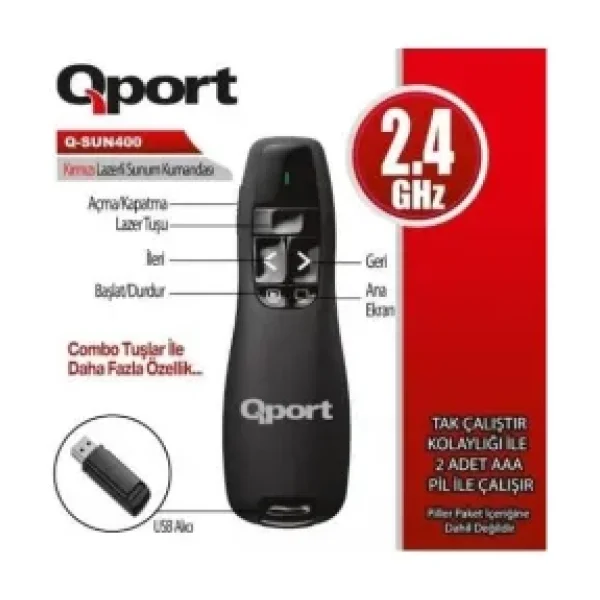 Qport Q-SUN400 Sunum Kumandası