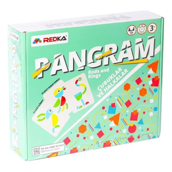 Redka Pangram Çubuklar ve Halkalar 5646