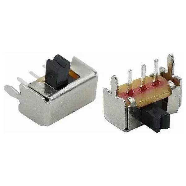 SK-12D07 2 Konumlu 3-Pin Sürgülü Switch - 90 Derece