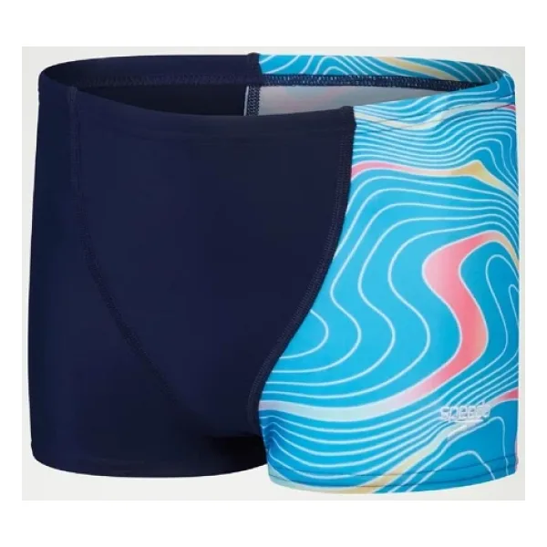 Speedo Digital Allover V-cut Aquashort Erkek Çocuk Mayo
