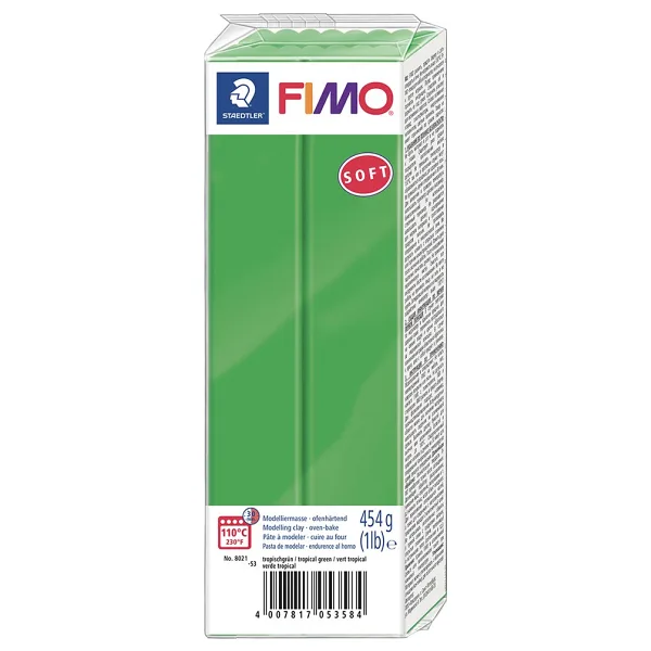 Staedtler Fimo Soft 53 Tropikal Yeşil 454 gr Polimer Kil