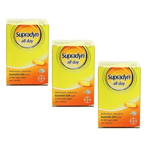 Supradyn Daily Koenzim Q10 30 Tablet 3'lü