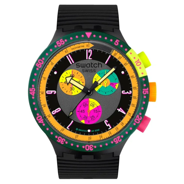 Swatch Neon Seppia SB02B104 Kol Saati