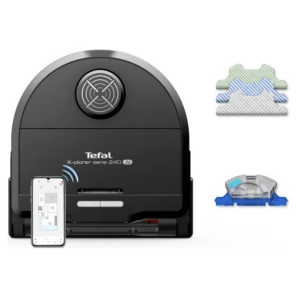 Tefal X-Plorer Serie 240 AI RG9675 Akıllı Robot Süpürge