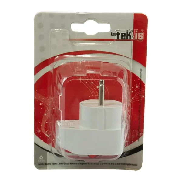 Tek-İş 524098 Erkek Topraklı Anahtarlı Fiş