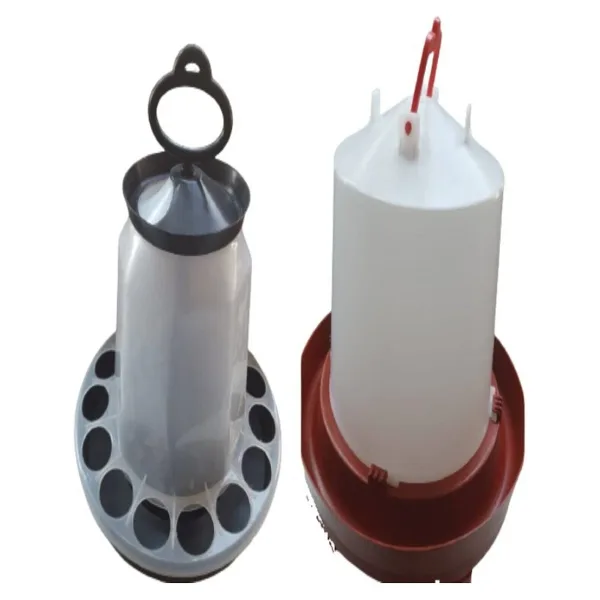 Tekplast Tavuk Yemliği 6 Kg & Tavuk Suluğu 8 Lt Ayaksız (Keklik, Bıldırcın Ve Diğer Kanatlı Hayvanlar İçin)