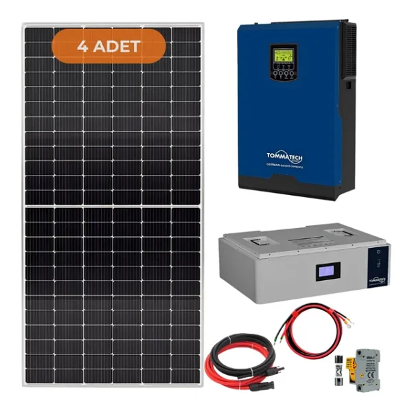 Tommatech 5 kW Lityum Hazır Solar Enerji Paketi PB