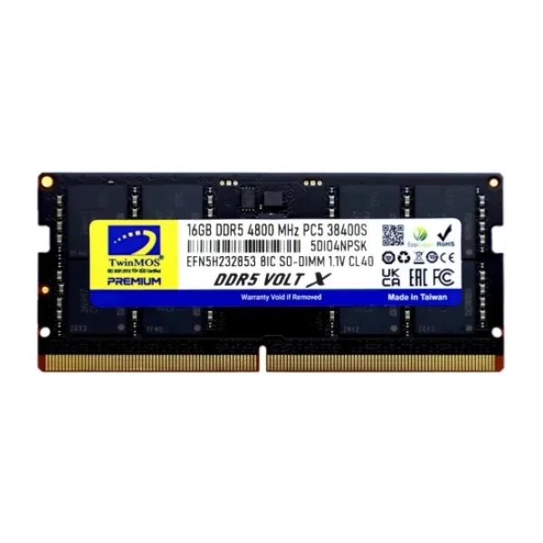 Twinmos VoltX 16 GB 4800 MHz CL40 TMD516GB4800S40 DDR5 Ram