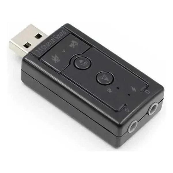 USB 7.1 Kanal Kulaklık + Mikrofon Ses Kartı