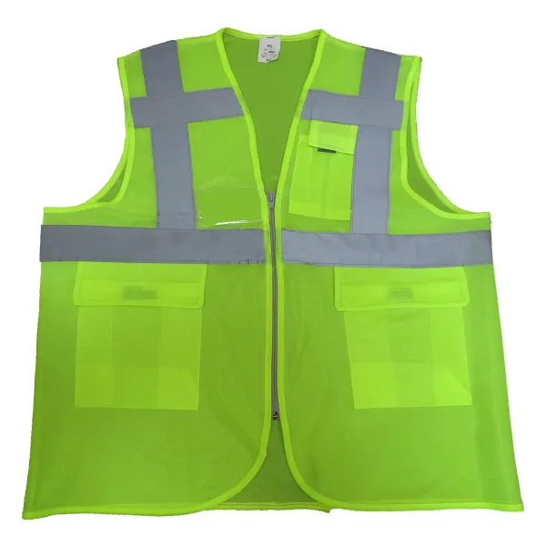 Yeğinoğlu Reflektörlü Mühendis (Yönetici) Yeleği ,Yeşil Renk , Standart XL Beden