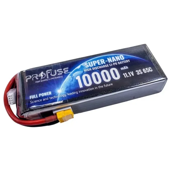 11.1V 3S 10000mAh 65C Lipo Batarya