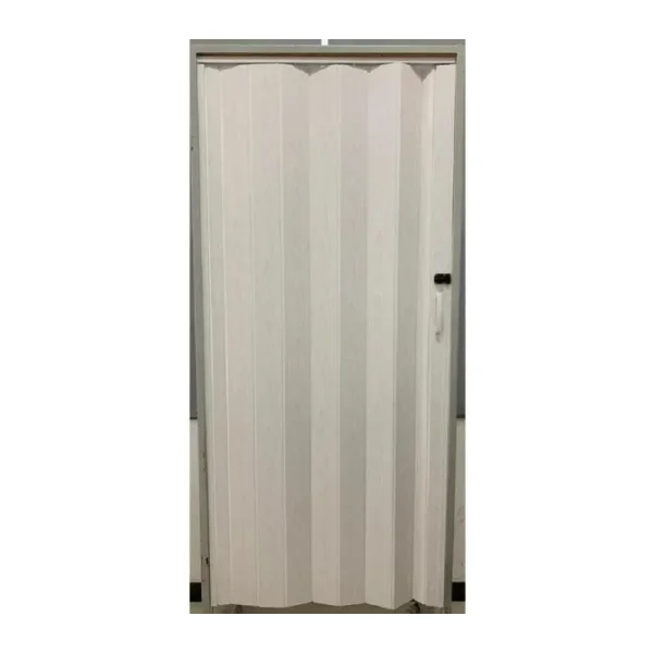 Akordeon Kapı Kibar Modeli, Akağaç Ahşap Desenli, 84x216cm