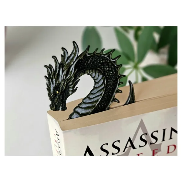 Anka Atolye Wyvern / Ejderha Şeklinde Kitap Ayracı - Fantastik Temalı Ayraç