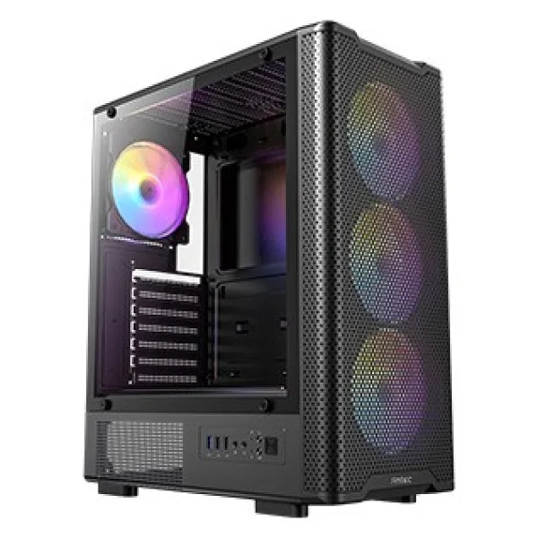 ANTEC VX310 ARGB 750W 80+ BRONZE 4xARGB Fan ATX Siyah Mid Tower Gaming (Oyuncu) Kasası