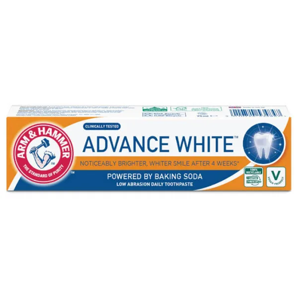 Arm & Hammer Advance White 3 Tona Kadar Beyazlatıcı 75 ml Florürlü Diş Macunu