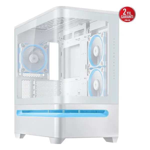 Asus Prime AP202 ARGB Fanlı Beyaz Micro ATX Oyuncu Kasası