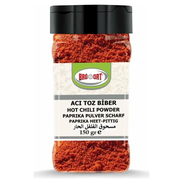 Bağdat Baharat Acı Kırmızı Toz Biber 150 gr