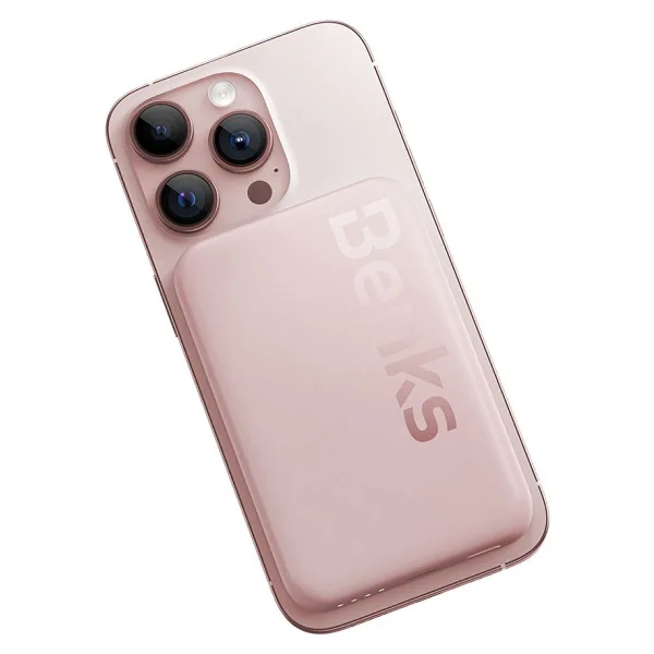 Benks MP10 Pembe 6000 mAh MagSafe Powerbank