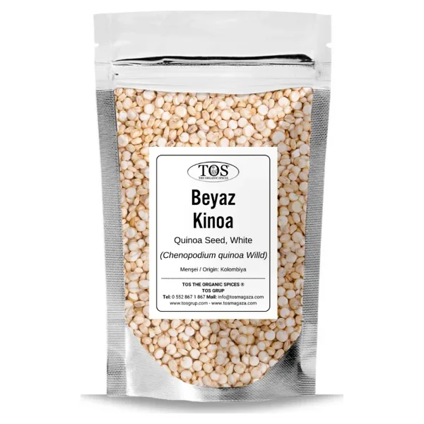 Beyaz Kinoa 50 gr (1. Kalite) Chenopodium quinoa Willd / White Quinoa