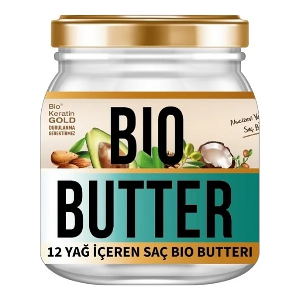 Bio Butter Saç Bakım Yağı 210 ml Besleyici ve Onarıcı Etki Doğal Yağ Karışımı ile Saçlarınıza Can Verin - Nemlendirici