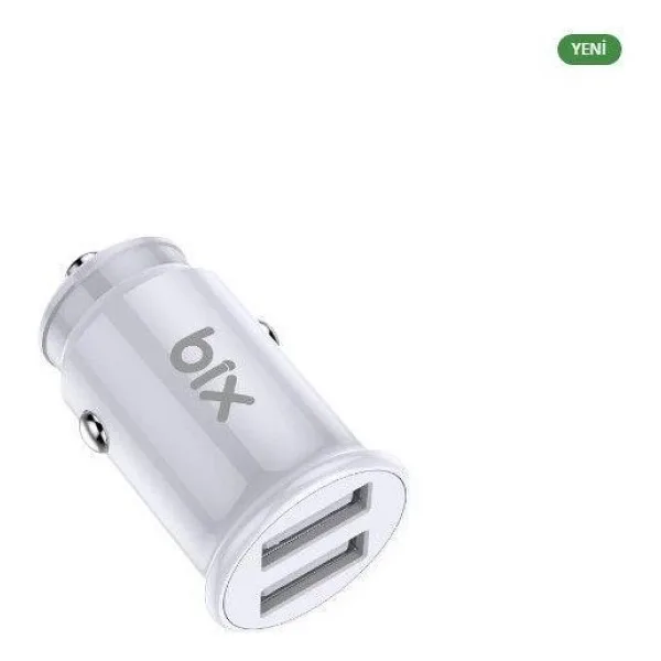 Bix BXAA12W Beyaz Araç Şarj Aleti