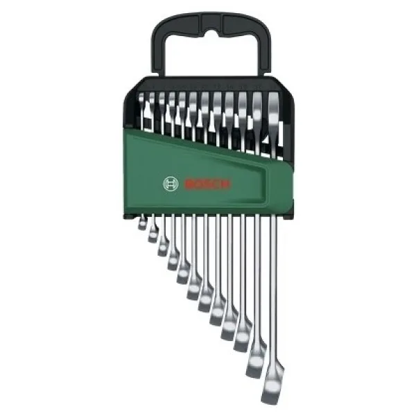 Bosch 12 Parça Kombine Anahtar Seti Yüksek Dayanımlı Çelik Malzeme ile Ergonomik Tasarım