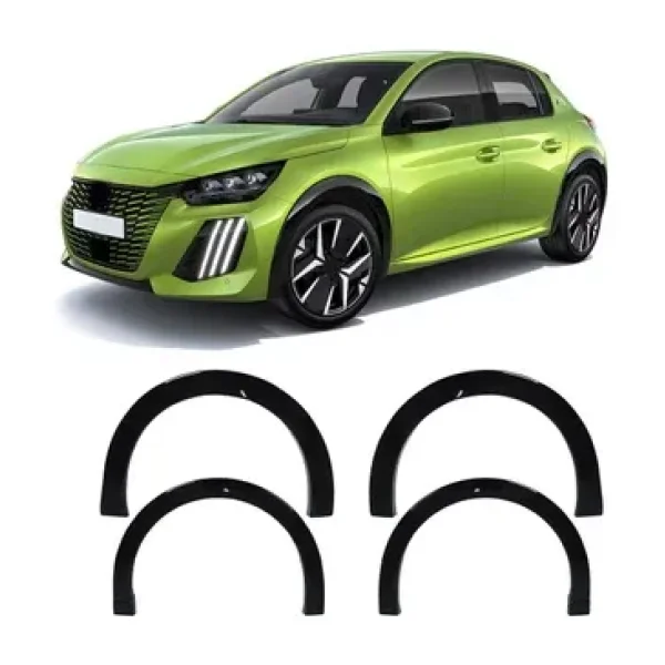 BRSPLAST Peugeot 208 Uyumlu Abs Çamurluk Dodik 4 Parça