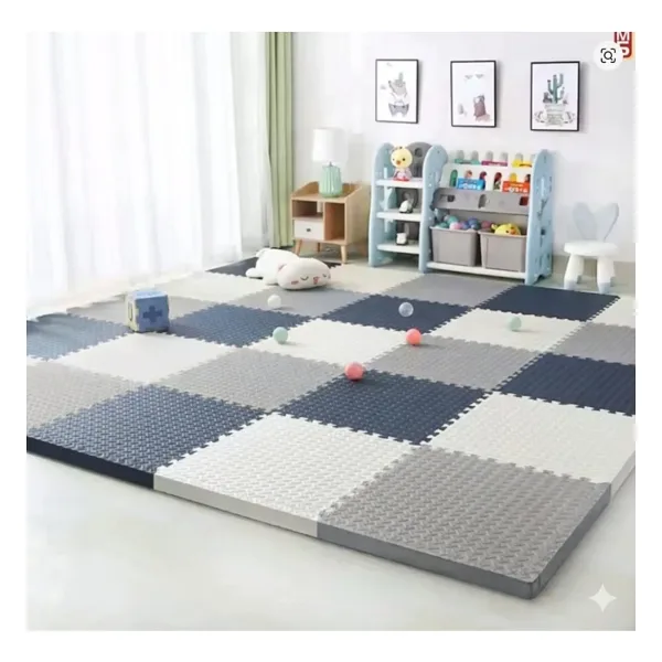 CARPAZAR 24 lü Puzzle Set Eva Tatami Minder Zemin Kaplama Oyun Spor Halısı 50x50 13m