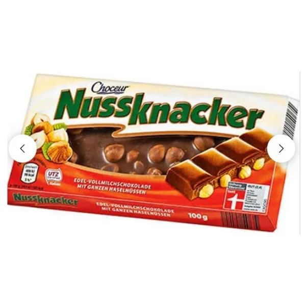 Choceur Nussknacker Bütün Fındıklı Çikolata 100 gr