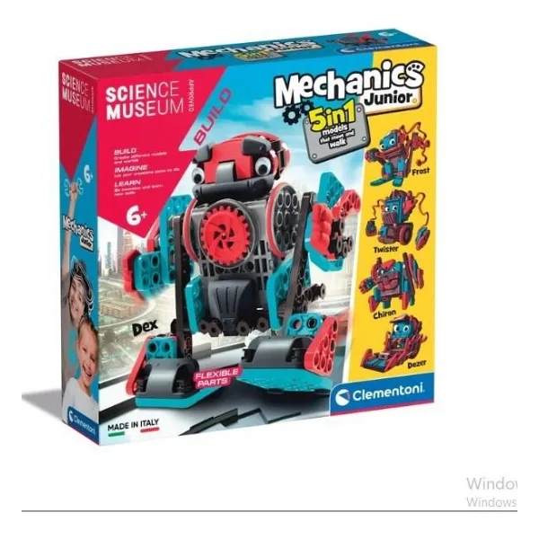 Clementoni Mechanics Junior 5 in 1 Hareketli Robot 61360