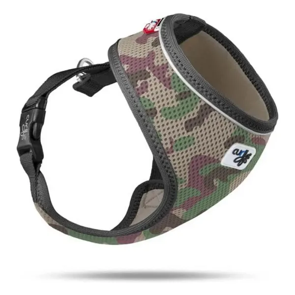 Curli Basic Air-Mesh XS Köpek Göğüs Tasması - Kamuflaj