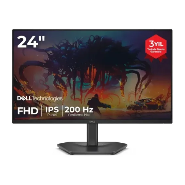 Dell SE2425HG 23.8" 1 ms Full HD IPS 200 Hz Oyuncu Monitörü