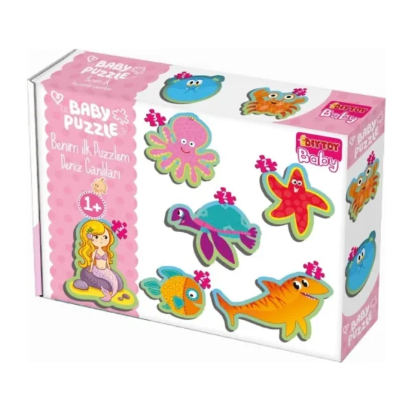 Diytoy Baby Puzzle Deniz Canlıları